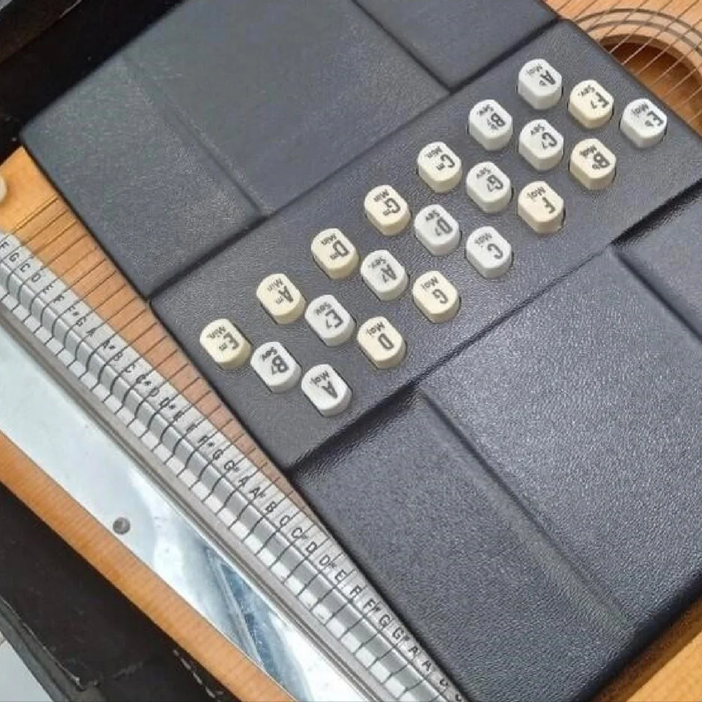 Oscar Schmidt Autoharp - Natural Wood Finish - Picture 4 of 14